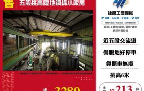 五股挑高腹地鋼構小廠房145