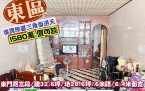東區東門路三段大地坪、大面寬.三角窗透天/售1580萬/林惠美0973386116