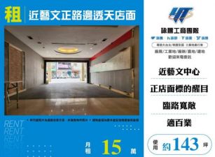 【大勝哥桃園買房】 近藝文正路邊透天店面