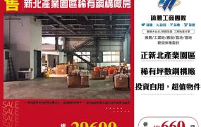 新北產業園區稀有鋼構廠房