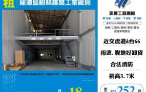 【大勝哥桃園買房】龍潭烏樹林挑高工業廠房