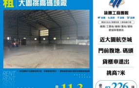 大園挑高碼頭廠房166