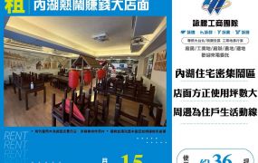 內湖熱鬧賺錢大店面