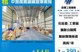 中壢挑高鋼構倉庫廠房181