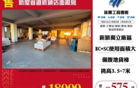 【大勝哥桃園買房】新屋省道新穎店面廠房