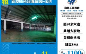 【大勝哥桃園買房】新屋66旁超值廠房分租A