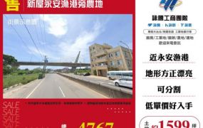 【大勝哥桃園買房】新屋永安漁港旁農地