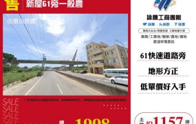 【大勝哥桃園買房】新屋61旁一般農業區農地