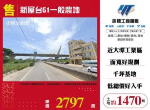 【大勝哥桃園買房】新屋台61一般農地