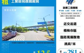 【大勝哥桃園買房】工業區旁挑高廠房
