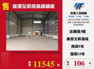 龍潭全新挑高鋼構廠11