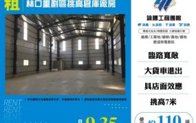 林口重劃區挑高倉庫廠房124