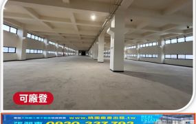 桃科三面臨路氣派挑高合法廠房