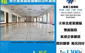 新北產業園區獨棟科技RC廠房