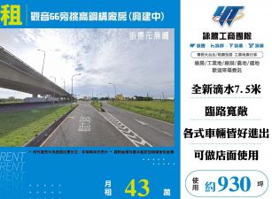 觀音66旁挑高鋼構廠房(興建中)