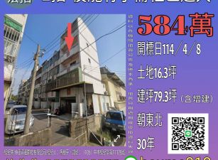 苗栗法拍屋-後龍竹子崙社區透天