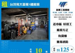 台茂旁大面寬1樓廠房182