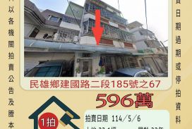嘉義法拍屋-民雄吳鳳大學透天
