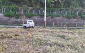 后里近中科公車站牌全平地