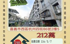 嘉義法拍屋-西區嘉義大學套房