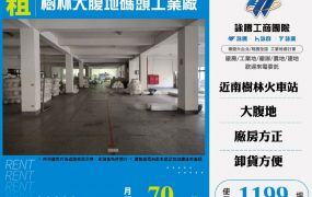 樹林大腹地碼頭工業廠