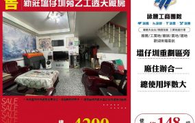 新莊塭仔圳旁乙工透天廠房