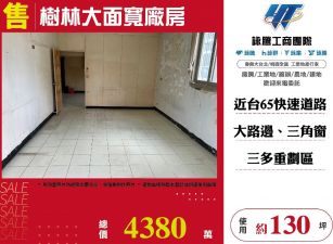 樹林大面寬廠房