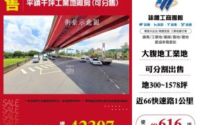 平鎮千坪工業地廠房(可分售)