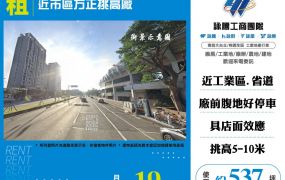 近市區方正挑高廠房