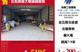 五股挑高大電鋼構廠房