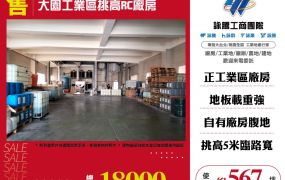 大園工業區挑高RC廠房