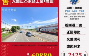 大園正25米路工業+農地