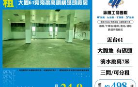 大園61旁挑高鋼構碼頭廠房