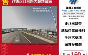 八德正18米路大腹地廠房
