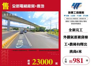 全新電梯廠房+農地