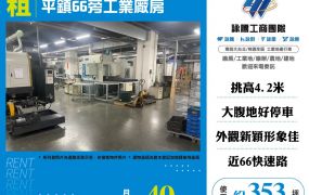平鎮66旁新穎工業廠房