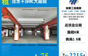 淡水千坪RC大廠房