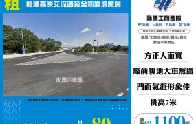 龍潭高原交流道旁全新氣派廠房