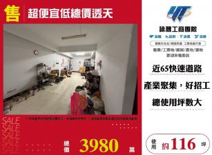 新北廠房廠辦 樹林透天廠房