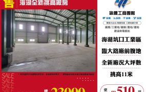 海湖全新挑高廠房