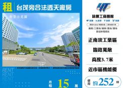 台茂旁合法透天廠房