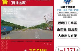 湖口工業區旁30米路工業地(買地送廠)
