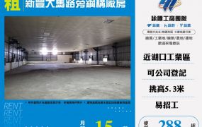 新豐大馬路旁鋼構廠房