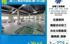 湖口工業區內廠房