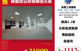 小黃廠房-桃園區全新獨棟透天廠