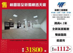 小黃廠房-桃園區全新獨棟透天廠