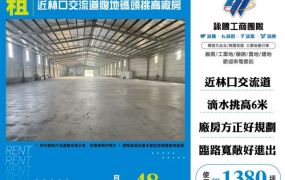 近林口交流道腹地碼頭挑高廠房156