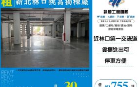 新北廠房廠辦 林口透天廠房