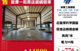 龍潭一般農送鋼構倉庫124