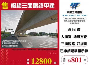 楊梅三面臨路甲建